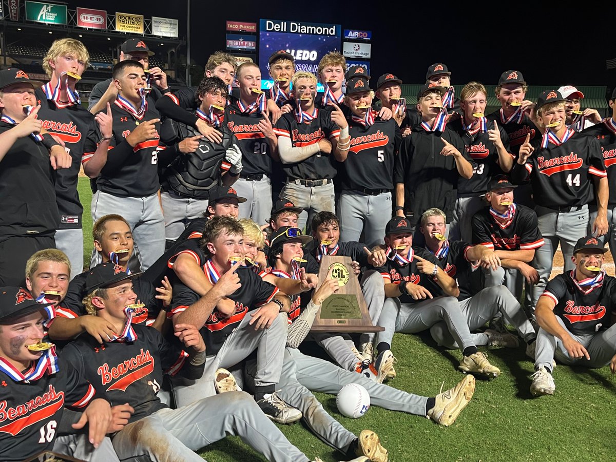 Mr. Bowtie's Texas High School Sports Machine (@mrbowtie1982) on Twitter photo Aledo defeated Smithson Valley 8-1 to win their 2nd 5A baseball state title. Will have the full highlights up this weekend on Youtube so stay tuned.
<a href="/AHSBSBLBooster/">Aledo Bearcat Baseball</a> <a href="/BrooksBurdine28/">Brooks Burdine</a> <a href="/DevinMiller2025/">Devin Miller</a> <a href="/coachbbelk/">brandy belk 🧡🖤</a> <a href="/BoydThompson09/">Boyd Thompson</a> <a href="/Ryan_C_Jones12/">Ryan Jones</a> <a href="/DylanDuran24/">Dylan Duran</a> <a href="/BelyeuMax/">Max Belyeu</a> <a href="/willcayce/">willcayce</a> Aledo defeated Smithson Valley 8-1 to win their 2nd 5A baseball state title. Will have the full highlights up this weekend on Youtube so stay tuned.
<a href="/AHSBSBLBooster/">Aledo Bearcat Baseball</a> <a href="/BrooksBurdine28/">Brooks Burdine</a> <a href="/DevinMiller2025/">Devin Miller</a> <a href="/coachbbelk/">brandy belk 🧡🖤</a> <a href="/BoydThompson09/">Boyd Thompson</a> <a href="/Ryan_C_Jones12/">Ryan Jones</a> <a href="/DylanDuran24/">Dylan Duran</a> <a href="/BelyeuMax/">Max Belyeu</a> <a href="/willcayce/">willcayce</a>