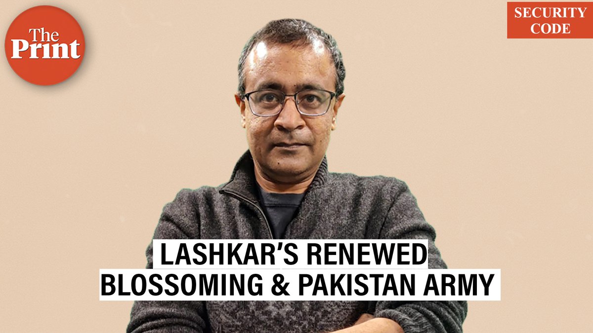 ThePrintIndia (@theprintindia) on Twitter photo 'Lashkarâs renewed blossoming shows war hasnât coerced Pakistan Army into giving up on Kashmir' âWatch ThePrint #SecurityCode with Praveen Swami <a href="/praveenswami/">Praveen Swami</a>
youtu.be/2FcktLJwuw0 'Lashkarâs renewed blossoming shows war hasnât coerced Pakistan Army into giving up on Kashmir' âWatch ThePrint #SecurityCode with Praveen Swami <a href="/praveenswami/">Praveen Swami</a>
youtu.be/2FcktLJwuw0