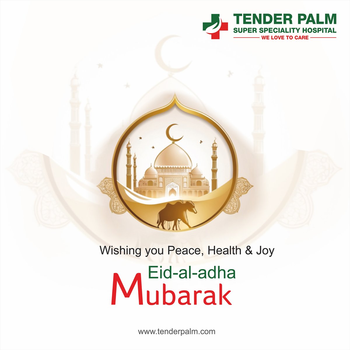 Tender Palm Hospital wishes you a joyful Eid-al-Adha!
May this festival bring peace, health, and happiness to all
