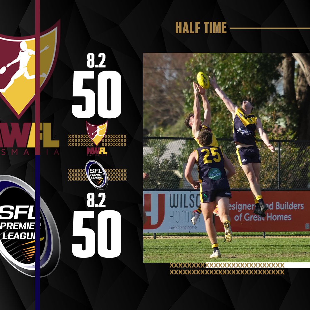 The SFL come storming back in the second term, and it’s all square at half time! A massive second half still to come 💪

Watch live: youtube.com/live/wRlQYzwUV…
