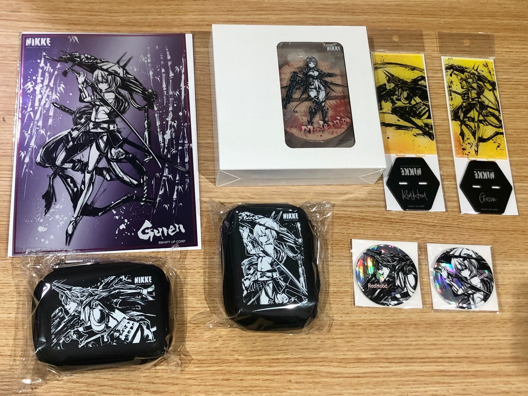 NIKKE 墨絵 TSUTAYA キラ箔アクリルプレート モダニア IP書店 NIKKE 墨絵 TSUTAYA キラ箔アクリルプレート モダニア IP書店