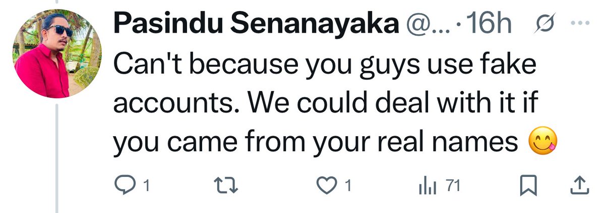 වෙස්මූනු ගලවන්නා tweet media