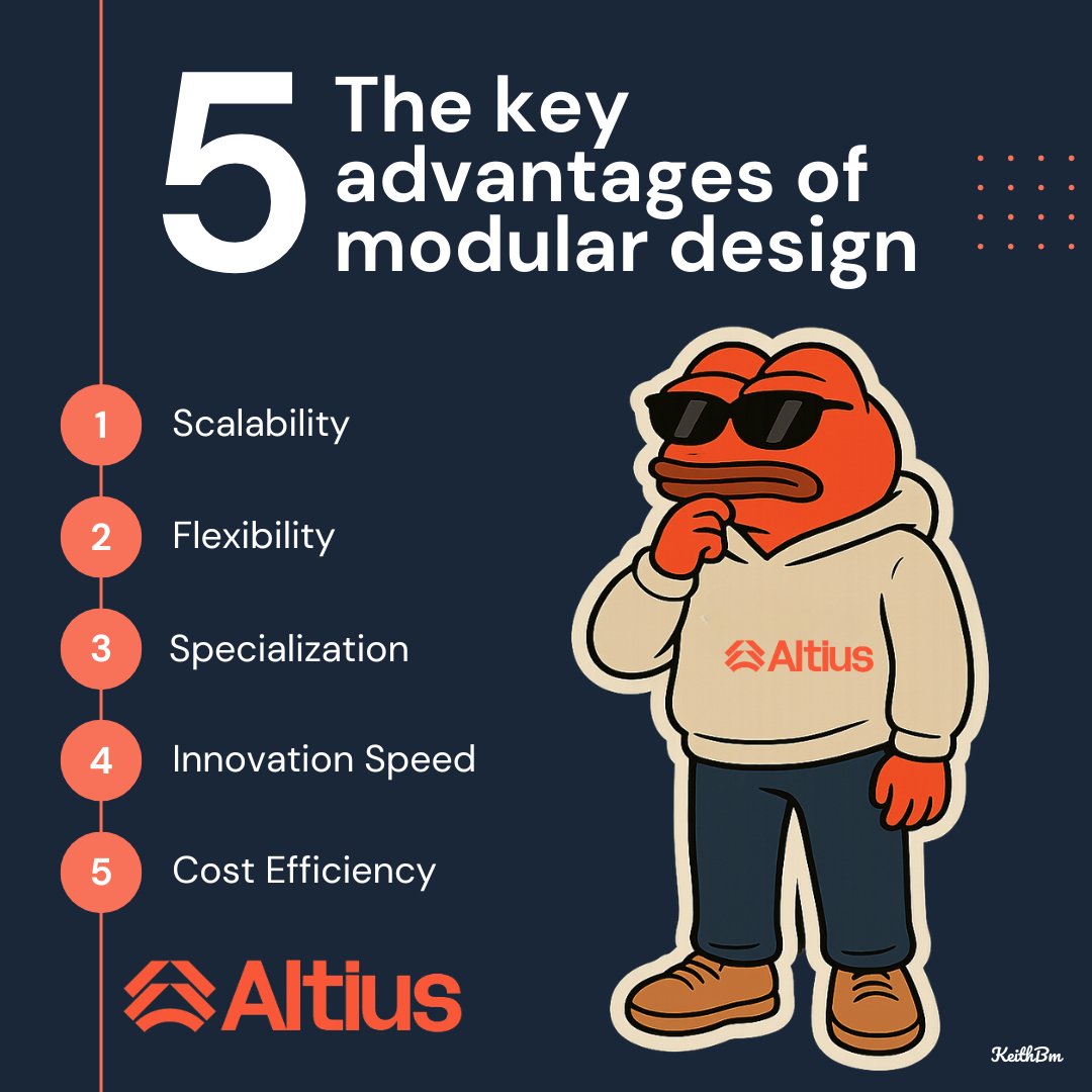 KeithbmBG's tweet image. 🚀 @AltiusLabs  is building the execution engine of the modular blockchain era!

With parallel execution, #AltiusLabs unlocks the speed and efficiency needed for modular chains to scale to their full potential.⚡

Modular architecture = breaking blockchains into layers:
🔹