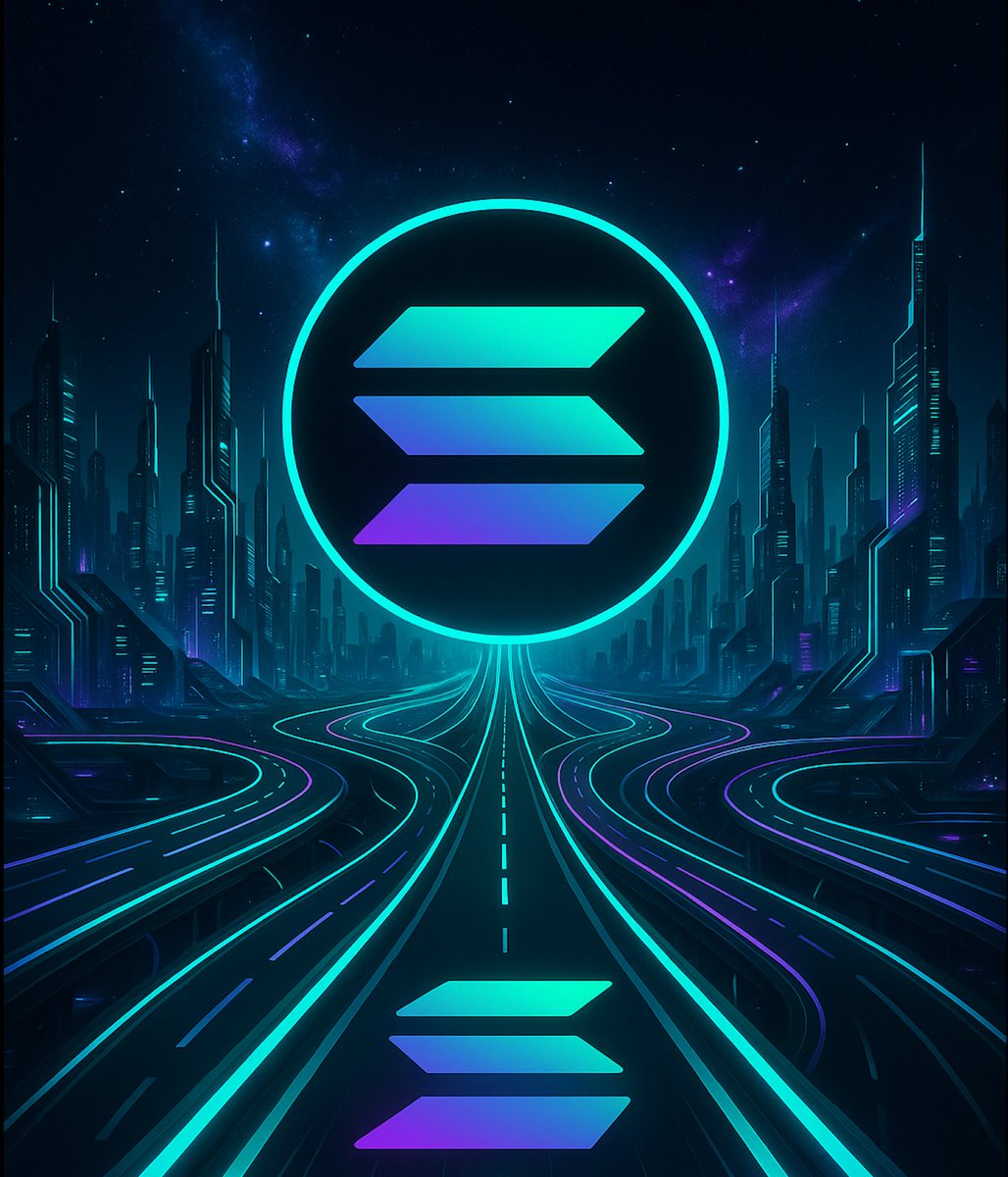 CryptoCurb's tweet photo. all roads lead to Solana https://t.co/wQOqF4pCBm