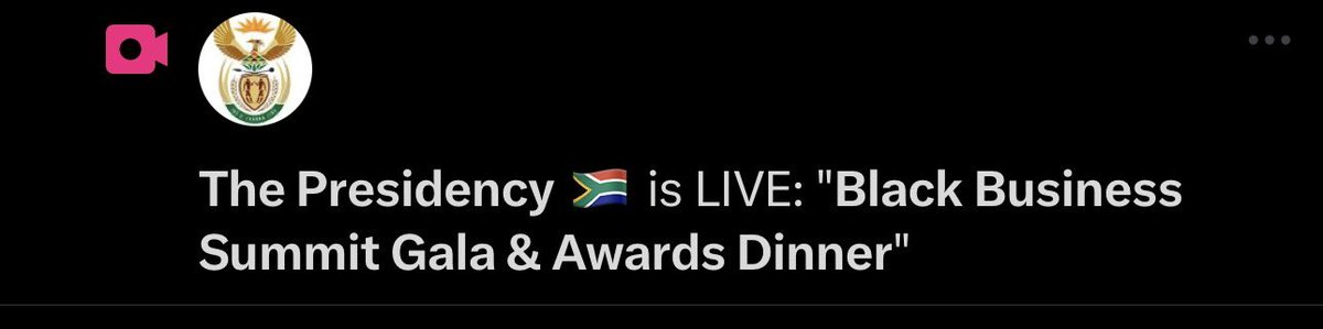 ghostvector42's tweet image. The Presidency is hosting a “Black Business Summit Gala &amp;amp; Awards Dinner.” 🇿🇦

Just curious, is there a “White Business Summit,” or would that be called racism?

Asking for everyone tired of double standards.
