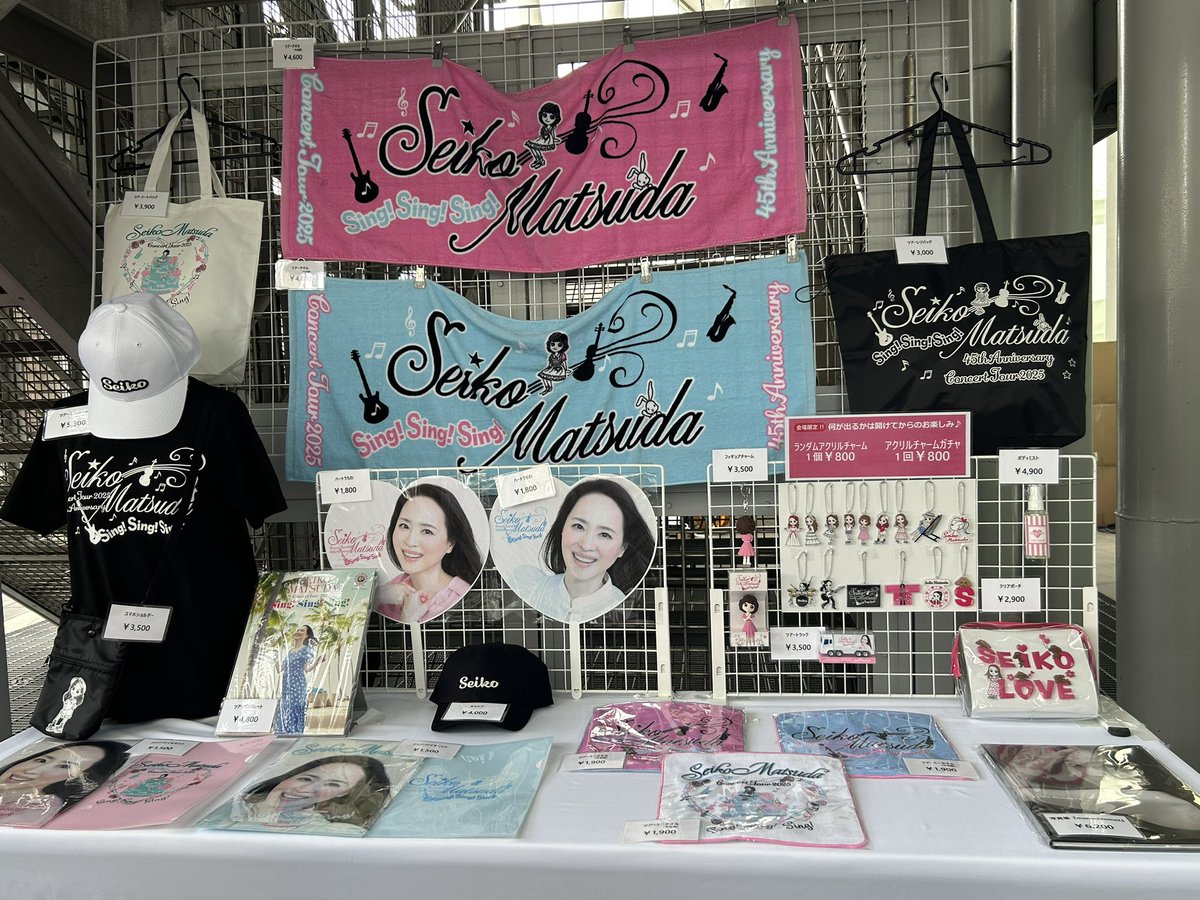 松田聖子 コンサートツアー 2025 ベースボールシャツピンク 松田聖子 コンサートツアー 2025 ベースボールシャツピンク