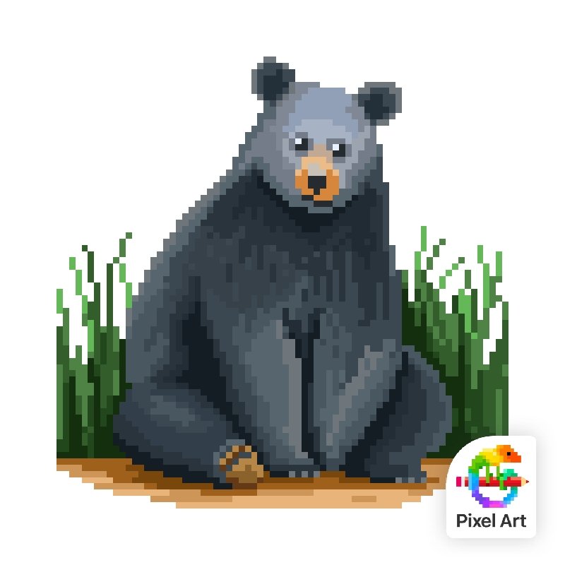 Pixel Art で番号式の塗り絵を楽しみましょう！ goo.gl/LWx8qm 
2025年6月7日(土)14時47分
本日のお絵描き
くま
#PixelArt