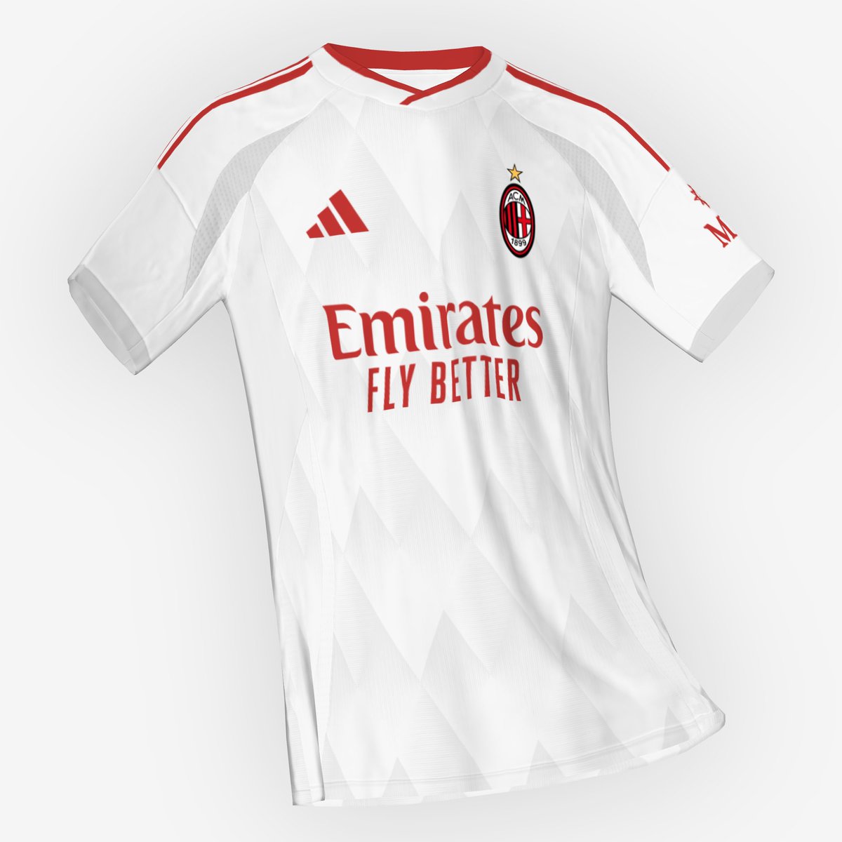 bhaskarasatrya's tweet image. Adidas AC Milan Fantasy Kit Season 24/25 (Home, Away, Third, and GK Kit) #FIFAKitCreator