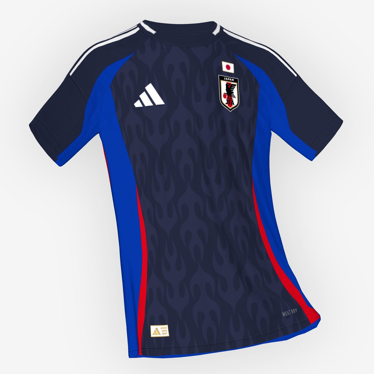 bhaskarasatrya's tweet image. Adidas Japan National Team Fantasy Kit (Home, Away, and GK Kit) #FIFAKitCreator