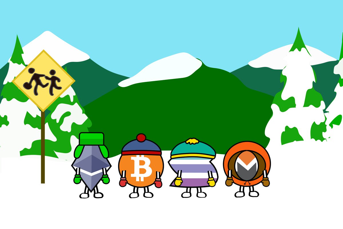 ledgerville's tweet image. Ethereum = Kyle
Bitcoin = Stan
Solana = Cartman
Monero = Kenny
Agree/disagree?