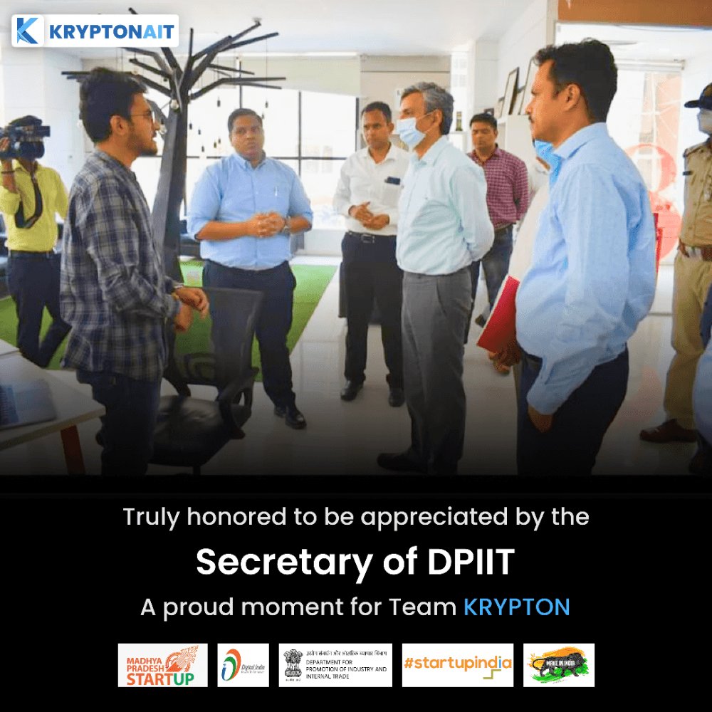 krypton_ai_tech's tweet image. 📸 Honoured! Krypton AI Technologies was recognized by the Secretary of DPIIT for our innovative contributions.
Grateful for the support as we build impactful, future-ready solutions.

#DPIIT #StartupIndia #KryptonAI #AI #IoT #GovTech #MakeInIndia #DigitalIndia #TechForGood #B2G
