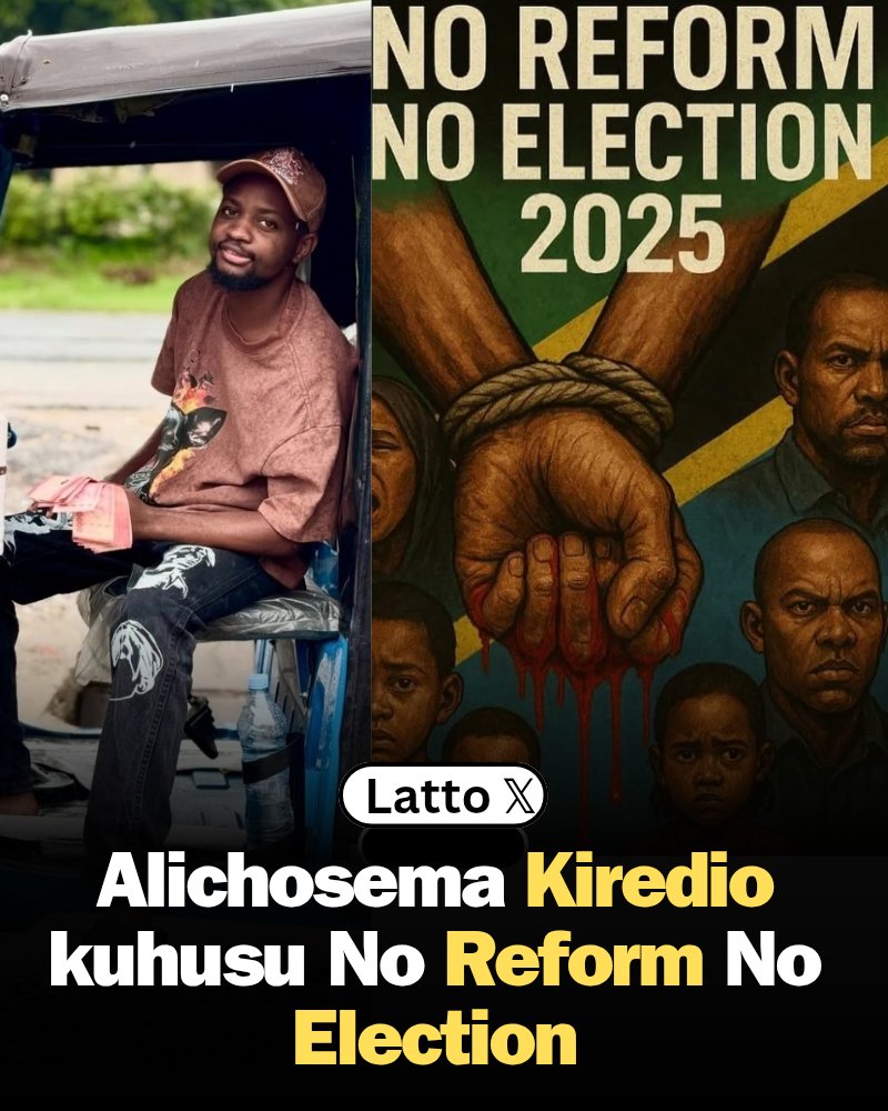 Sikiliza alichosema Kiredio kuhusu Comments za watu za No Reform no Election.

Video kwa Comments 👇