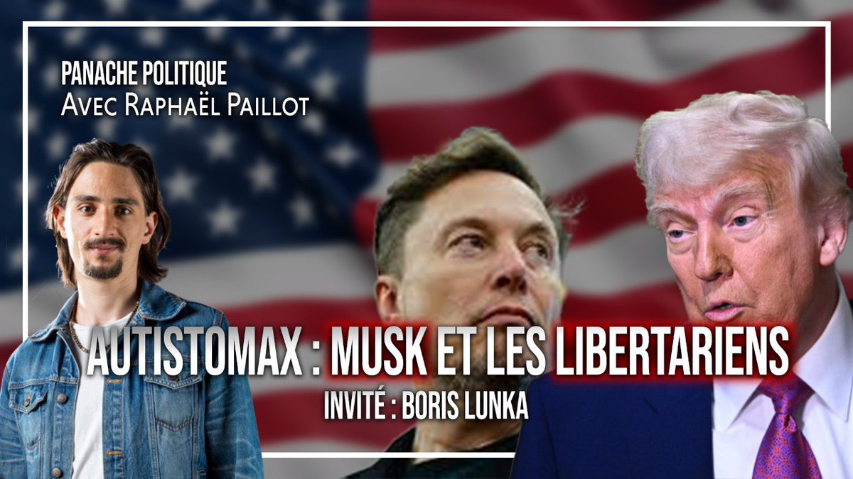 Trump vote un budget avec de grosses dépenses supplémentaires, Musk le traite de pédophile, c'est la fin d'une grande amitié. Que dire de la pensée libertarienne et son obsession pour diminuer la taille de l'État ?

18h30 sur <a href="/PanachePol/">Panache Politique</a> avec <a href="/Gracques_/">Boris</a> 

Lien en dessous ⬇️