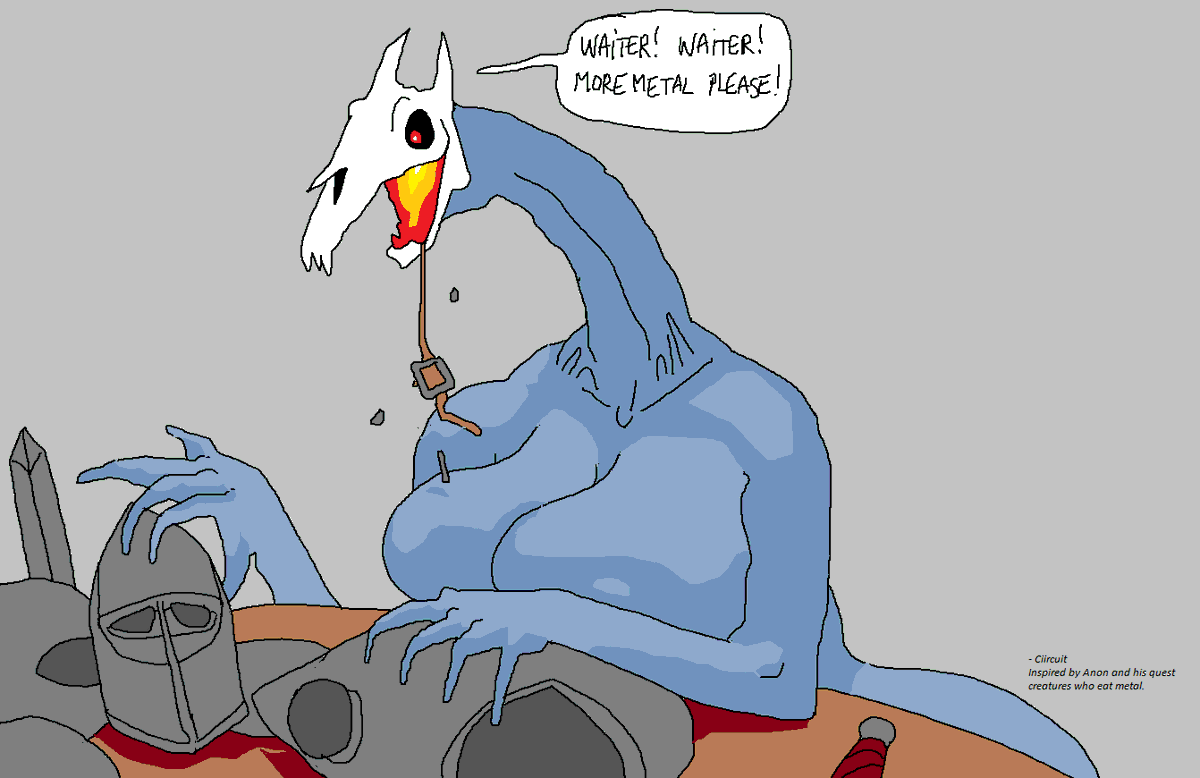 Yes. I actually drew an acquaintance's dnd monster (who eats metal) once.