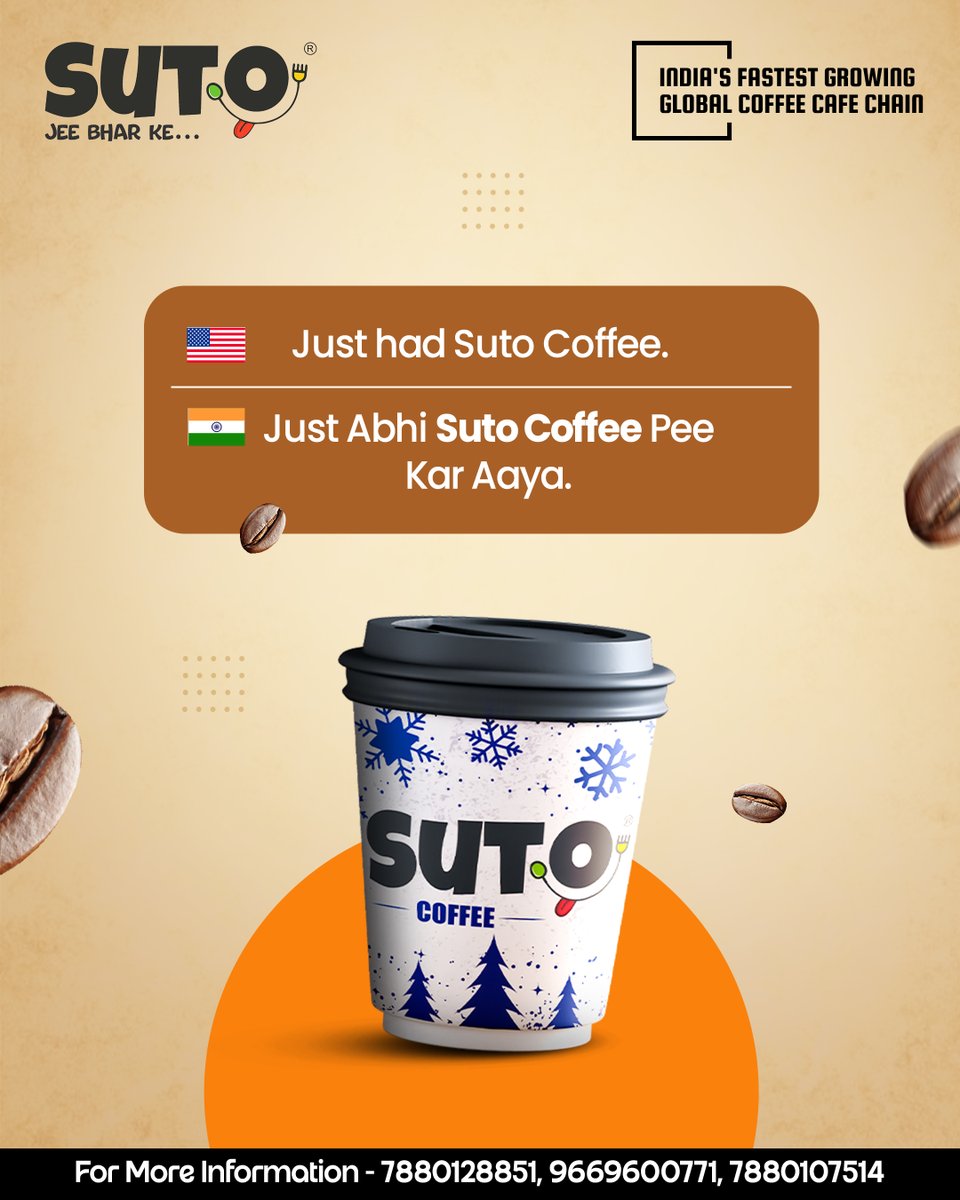 CafeSutoGlobal's tweet photo. Just Indian things!😅
-
Follow @sutocafeglobal for more updates 
-
-
-
-
#sutocafeglobal #sutocafe #coffeeculture #coffeerevolution #coffee #burger #sandwich #coffeelover #coffeeculture #sutocoffee #indians #indvsus #memes https://t.co/3BbZBNNDk6
