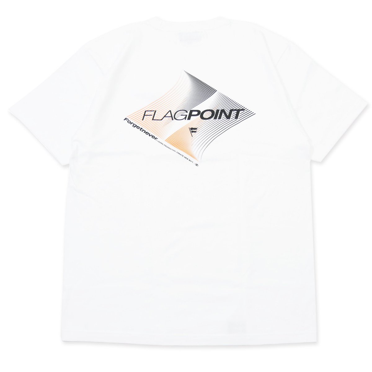 FlagPoint's tweet image. FLAG POINT 7周年を記念して、Tシャツがリニューアル🔥🔥

@forget_never_ とのスペシャルコラボ🔥

音と動きを感じさせる“F”のうねるようなグラフィック。
ストライプが躍動する、唯一無二のデザインが登場。

▼チェック
forget-never.com

#FLAGPOINT #FORGETNEVER