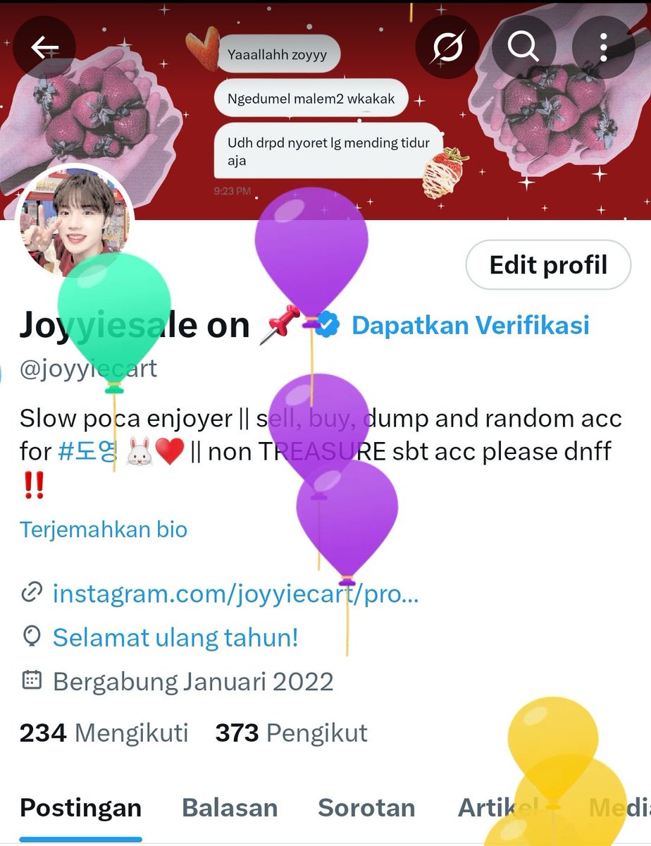 Ketemu tanggal 7 Juni lagi 🎁🎊🎈