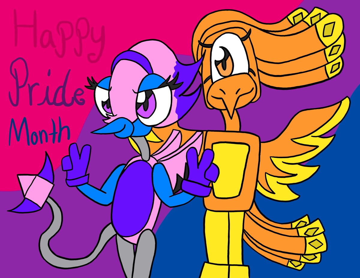 MixelWith's tweet image. Happy Pride Month, everyone! 🩷✨

Amill here with Firette is gonna celebrate the community and spread the love this June! 🏳️‍🌈

#mixels #mixelsoc #PrideMonth2025