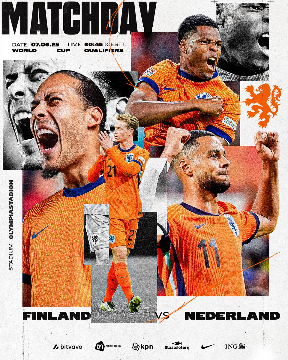 OnsOranje's tweet image. World Cup Qualifiers start today! 🔥

#NothingLikeOranje #FINNED 🇫🇮🇳🇱