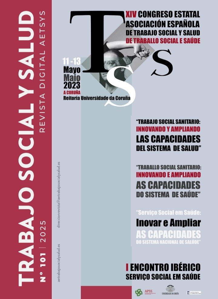 AETSYS (@aetsys) on Twitter photo aetrabajosocialysalud.es/wp-content/upl…
TRABAJO SOCIAL Y SALUD. N° 101
Revista digital de la <a href="/AETSYS/">AETSYS</a>.
Nueva etapa en open digital.
Os animamos a publicar en el próximo número, a través de la presentación de comunicaciones científicas al XV Congreso de Valladolid, 2025, cuyo plazo esta abierto. aetrabajosocialysalud.es/wp-content/upl…
TRABAJO SOCIAL Y SALUD. N° 101
Revista digital de la <a href="/AETSYS/">AETSYS</a>.
Nueva etapa en open digital.
Os animamos a publicar en el próximo número, a través de la presentación de comunicaciones científicas al XV Congreso de Valladolid, 2025, cuyo plazo esta abierto.