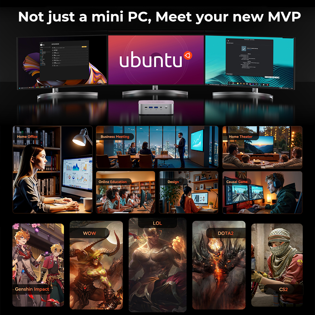 Acemagic_'s tweet image. Windows. Ubuntu. Linux. You call the shots. 🧑‍💻🐧
The M1 handles:
✅ WFH
✅ Business meetings
✅ Netflix binges
✅ Casual gaming 🎮💥
Small form. Massive energy.

#MiniPC  #Acemagic #TechThatFits #Tech #techknowledge #LinuxClub #pcperformance
