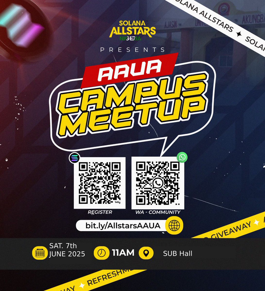 bchainAAUA's tweet photo. AAUAITES!!

Today, we pull up. 🔥🔥🔥

Here's the link to the register:

https://t.co/LBDwZRrQgV

Will you be there?! https://t.co/dTfGE0m7CN