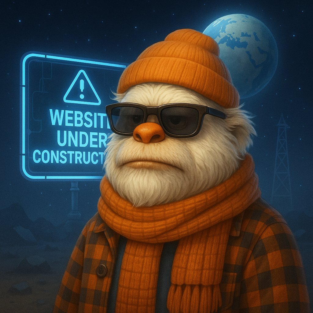 The yeti is back! 🚧 My website is under construction, but it’ll be ready to explore soon. 📷<a href="/moonyetis/">MoonYetis</a>