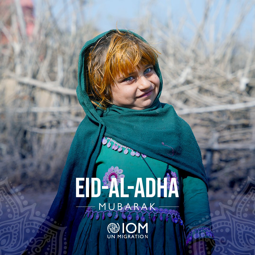 🌙 Eid al-Adha Mubarak from all of us at IOM Pakistan!

As the world celebrates, we remember those spending Eid far from home on uncertain journeys and at new places.
 
#EidAlAdha #EidMubarak