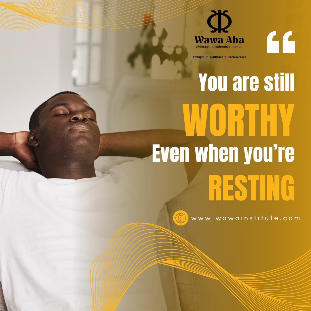 wawainstitute's tweet photo. This #MensMentalHealthMonth, we say:
You are allowed to rest.
You are allowed to forgive yourself.
You are allowed to be soft.
Healing is power.
#WawaAbaInstitute #SoftnessIsStrength #SelfCareMatters #ForgivenessIsFreedom https://t.co/j81Y6atY9x