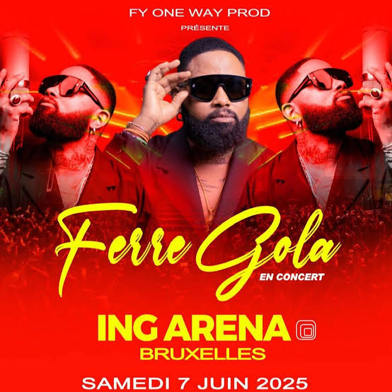 Lwarhiba Musimwa Maître (@lwarhibam) on Twitter photo Le drapeau congolais de la musique va flotter aujourd'hui à #Bruxelles🇧🇪 avec le Roi de la Rumba, Bataringe qui livre un grand concert ce samedi à ING ARENA. Bruxelles est en ébullition. La légende <a href="/ferregola/">Ferre Gola</a> va encore mettre tout le monde d'accord à l'image de son mois préféré Le drapeau congolais de la musique va flotter aujourd'hui à #Bruxelles🇧🇪 avec le Roi de la Rumba, Bataringe qui livre un grand concert ce samedi à ING ARENA. Bruxelles est en ébullition. La légende <a href="/ferregola/">Ferre Gola</a> va encore mettre tout le monde d'accord à l'image de son mois préféré