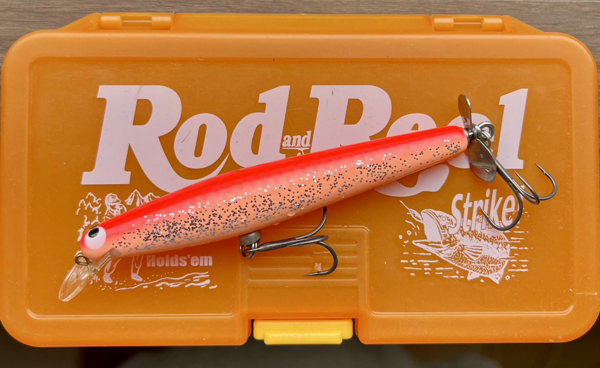 hijimnk1031's tweet image. 可愛くてエモいルアー作ってしもた😂
2004年同級生コンビ🥰
コレで釣りたい🎣
#LOG
#プロップダーター80