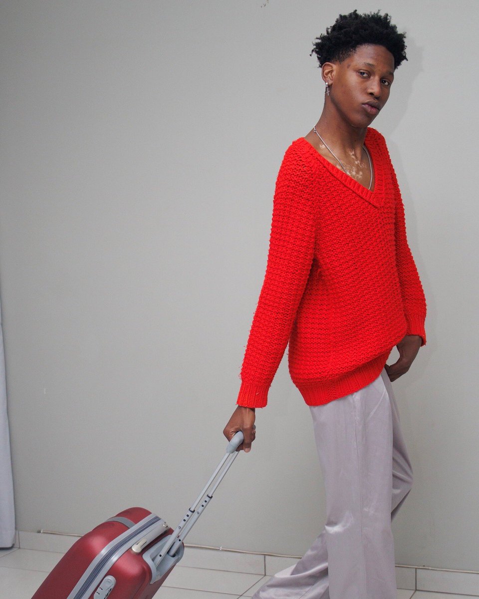 Red luggage