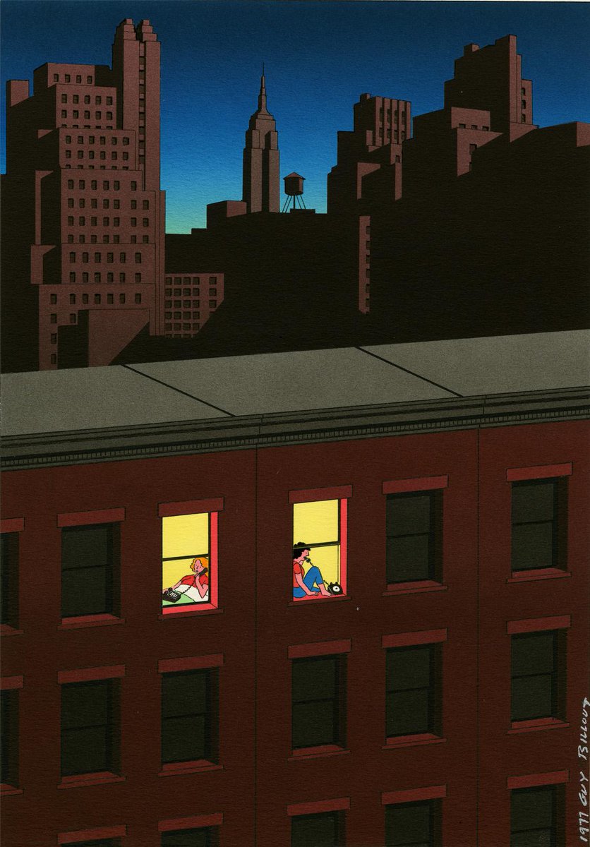 ギイ・ビルウ
（Guy Billout、1941-）
『友達』
（Friends）