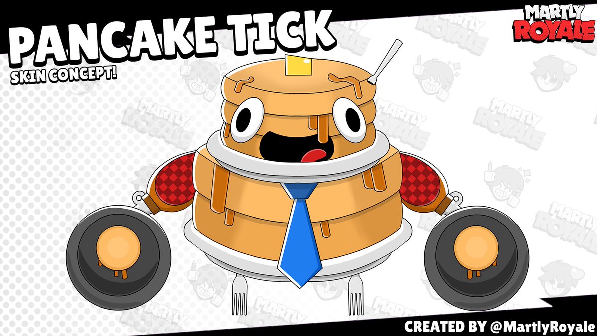 Martly Royale (@martlyroyale) on Twitter photo Pancake Tick - Skin Concept 🥞
Skin Concept made for <a href="/xwhitebrim/">Prince Sprout🔥</a>'s Breakfast Brawl Drawing Contest!
#BrawlStars #BrawlStarsArt Pancake Tick - Skin Concept 🥞
Skin Concept made for <a href="/xwhitebrim/">Prince Sprout🔥</a>'s Breakfast Brawl Drawing Contest!
#BrawlStars #BrawlStarsArt