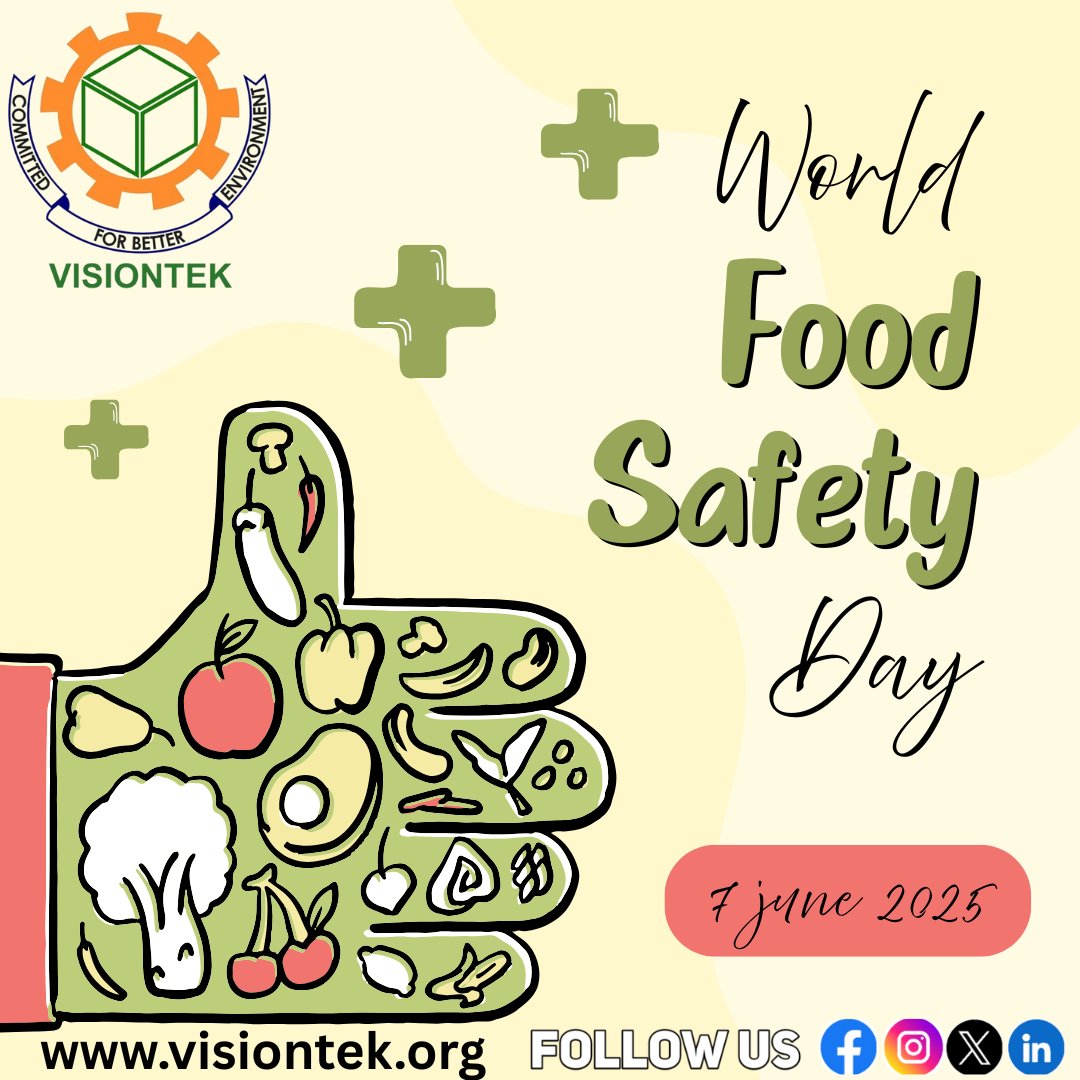 Visiontekcs's tweet image. &quot;This World Food Safety Day, let&apos;s celebrate the science that protects our food and builds trust in our food system.&quot;#worldpatientSafetyDay, #PatientSafety, #HealthForAll, #Engagingpatients