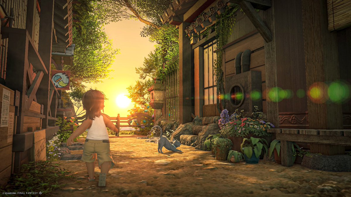 The sunset I saw that day

 #FF14Housing #FF14ハウジング