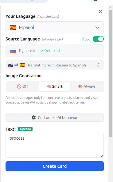dm_rusanov's tweet image. Hated making Anki cards?
I automated it with AI agents

Agents:
🤖 Translate
🤖 Real examples
🤖 Grammar fixes
Export → Anki
Learn words IN CONTEXT
↓ Forgetting curve crushed ↓
FREE:
👉 chromewebstore.google.com/detail/anki-fl…
(Grammar Agent might sass you 😉)
#AI #Anki #aiagents