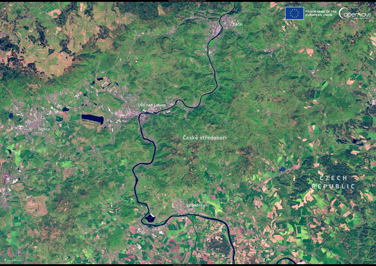 Copernicus EU (@copernicuseu) on Twitter photo The <a href="/LIFEprogramme/">LIFE Programme</a> České Středohoří in Czechia 🇨🇿, is a project dedicated to restoring unmanaged grasslands with traditional farming. 🚜
This #CopernicusEU #Sentinel2 #ImageOfTheDay shows the region - home of the green lizard, Jersey tiger, and lady’s slipper orchid. The <a href="/LIFEprogramme/">LIFE Programme</a> České Středohoří in Czechia 🇨🇿, is a project dedicated to restoring unmanaged grasslands with traditional farming. 🚜
This #CopernicusEU #Sentinel2 #ImageOfTheDay shows the region - home of the green lizard, Jersey tiger, and lady’s slipper orchid.