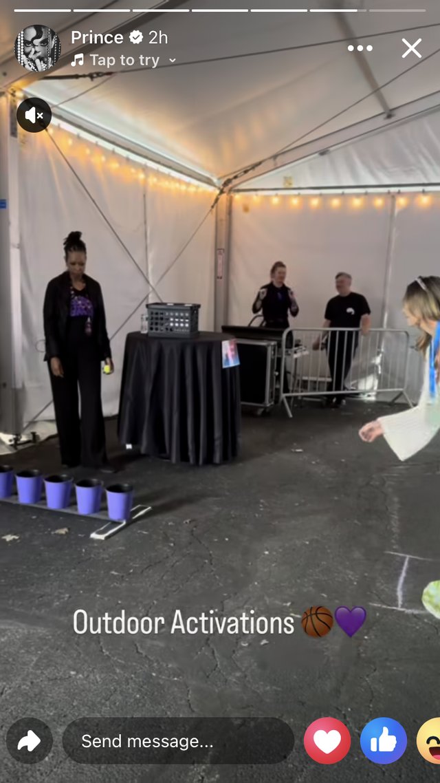 Remember those "outdoor activations" that were mentioned in the Celebration 2025? Well, here's what they meant by this (and note how these are posts from THE OFFICIAL PRINCE ACCOUNT!).