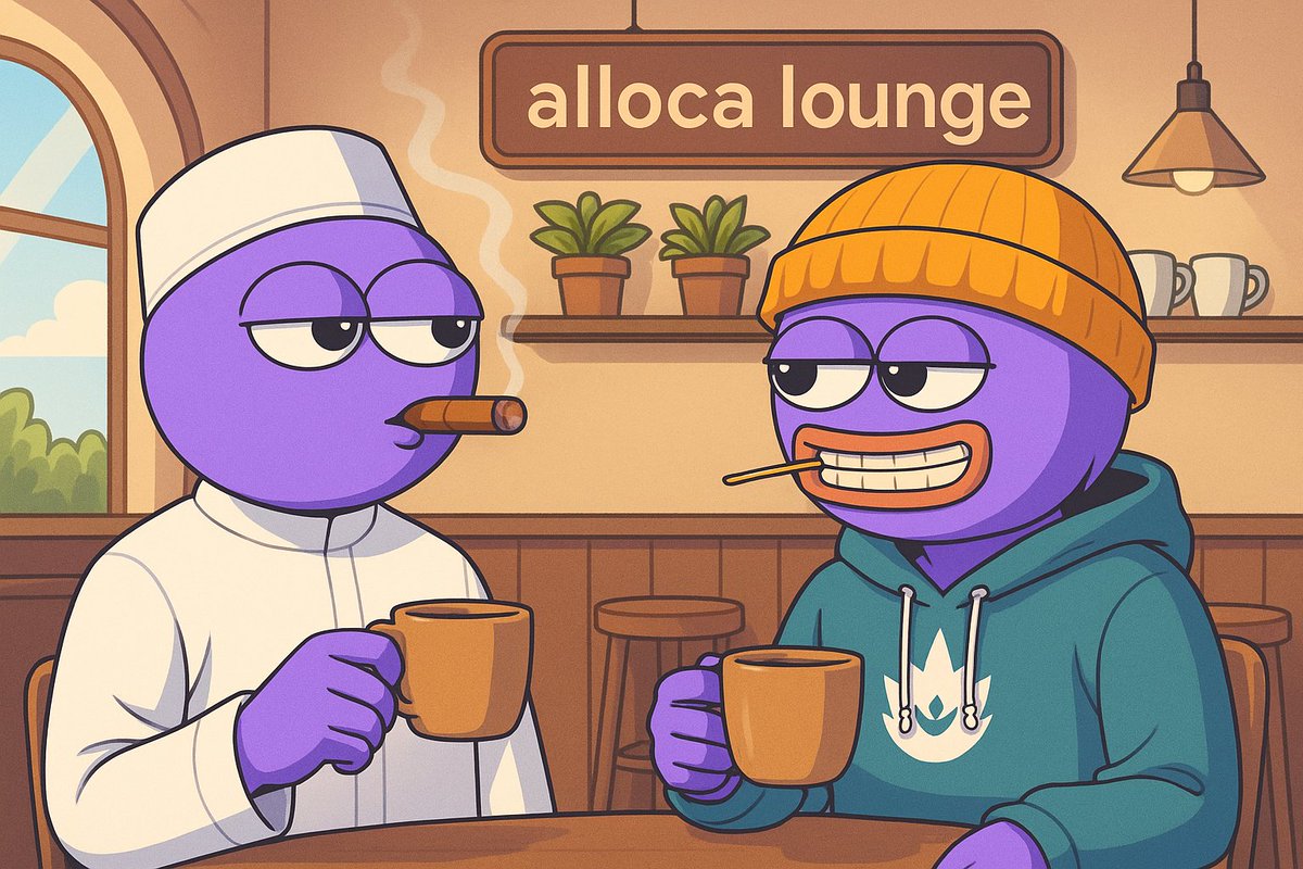 0xchurchy's tweet photo. ☕ First morning after Eid hits different
Frens catching up over hot coffee at the Alloca Lounge.
From grind to groove it’s back to business, Alloca style 💼💜
#Galloca https://t.co/yCb9J13VsH