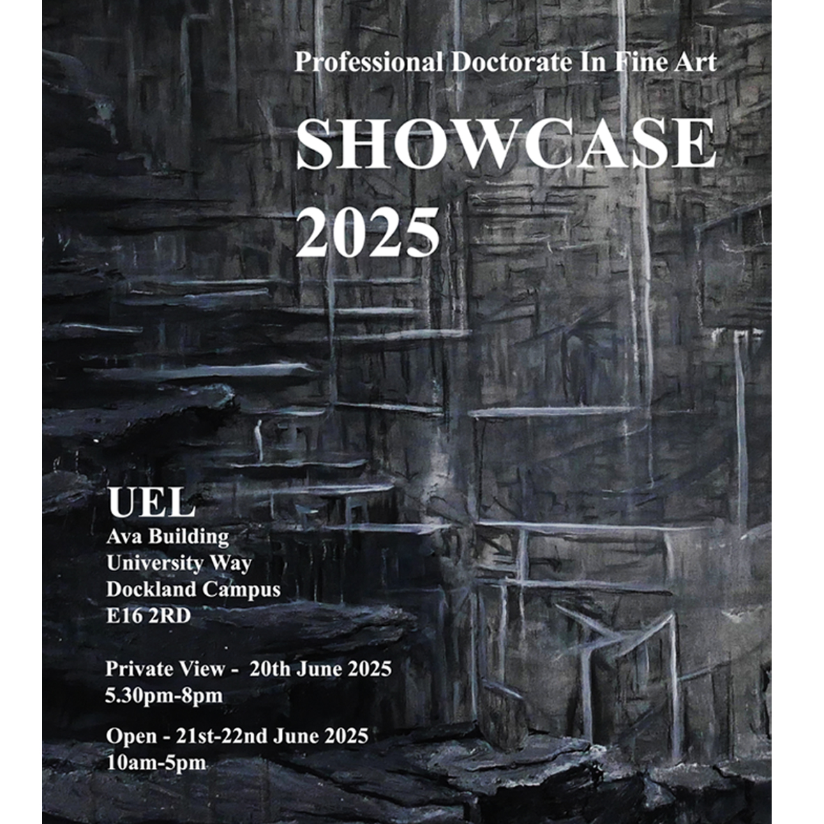 Doctorate in Fine Art Showcase at the Unitversity of East London, Ava Building, University Way, Docklands Campus, E16 2RD.
Private View 20th June - 5.30pm to 8pm
Open 21st and 22nd of June 10am to 5pm.

#UEL #art #artist #painting #alchemy #Jung