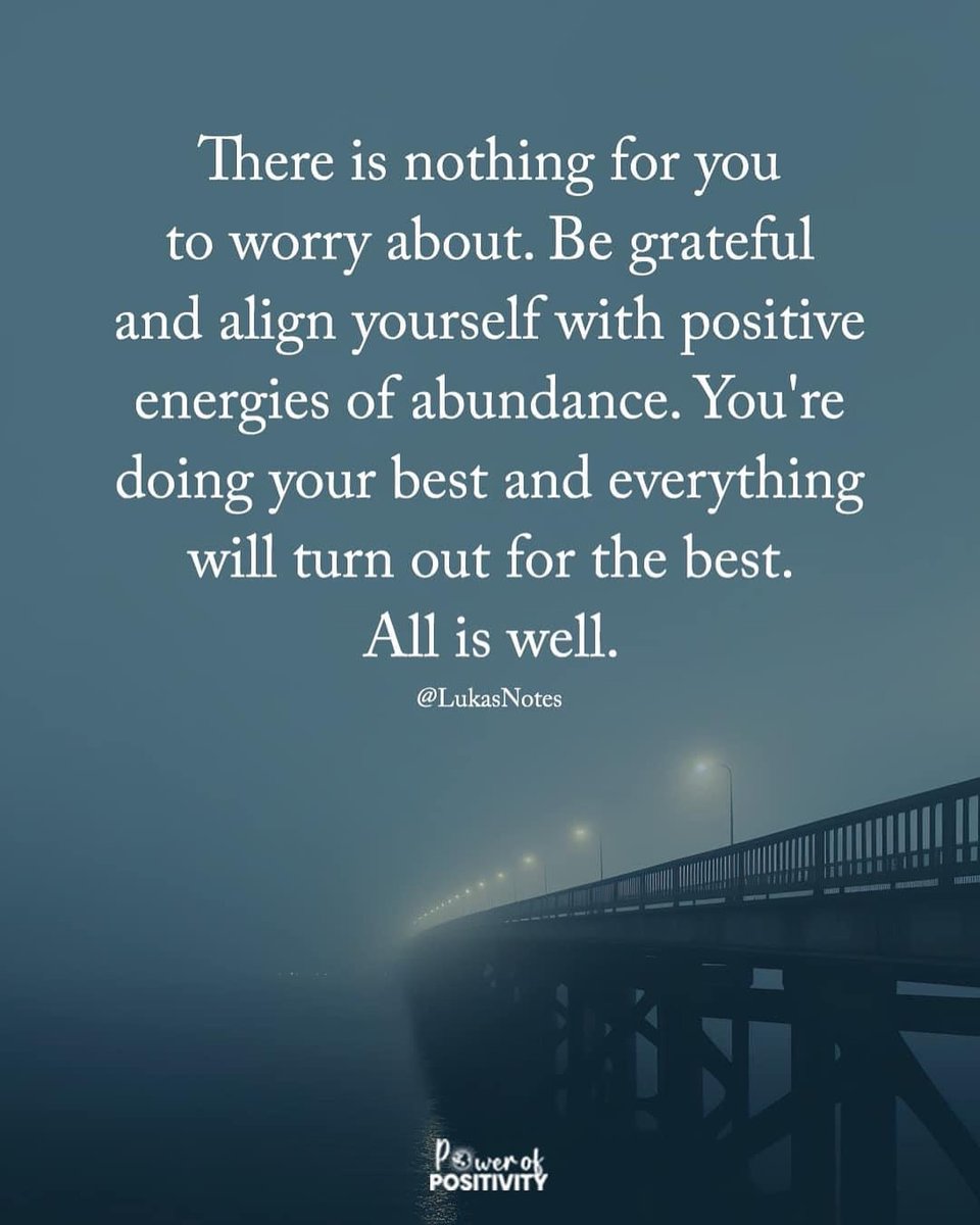 There is nothing for you to worry about. Be grateful and align yourself with positive energies of abundance. You're doing your best and everything will turn out for the best. All is well. 🌈💫