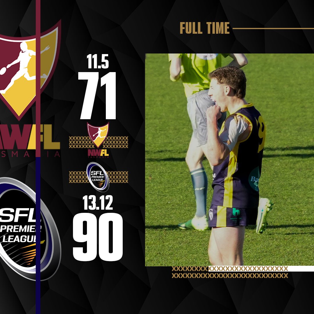 It’s an SFL clean sweep at Dial Park, with the southern men storming home to beat the NWFL!

Missed any of the action? Catch full replays of both of today’s games on the AFL TAS YouTube channel.