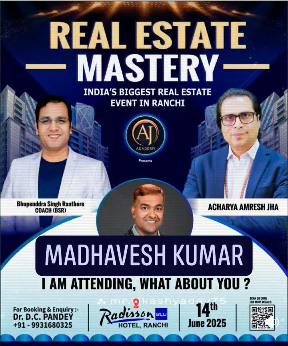 Attend the awesome opportunity at Ranchi 

#RealEstate 
#madhavesh