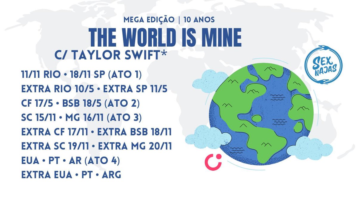 dr_kaiopicon's tweet photo. agora esse é o nosso principal canal de comunicação. sigam-me para bobeiras da minha vida pessoal &amp; um pouco sobre o que sei fazer pra ganhar dinheiro. no flyer meu último circuito nacional da Taylor Swift de quando anunciei ela no Brasil e ninguém botou fé. https://t.co/3tKnPfhl7U