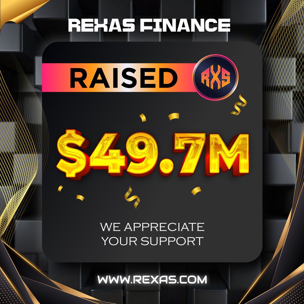 ⭐️ Milestone Alert! ⭐️

Rexas Finance has successfully raised $49.7 Million! 🚀

Thank you for your support! 👍

Buy Now: Rexas.com