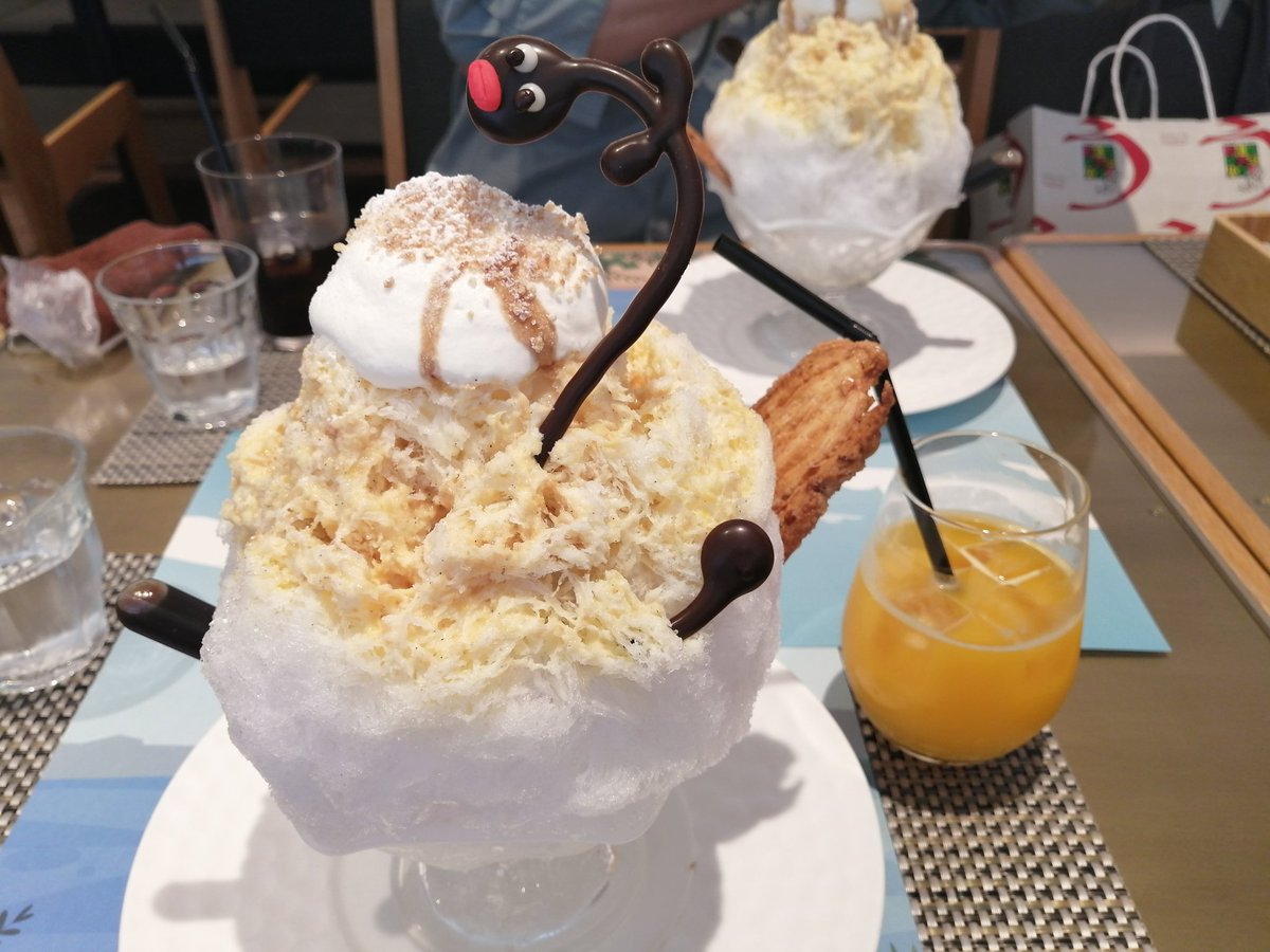 かき氷美味しい🍧