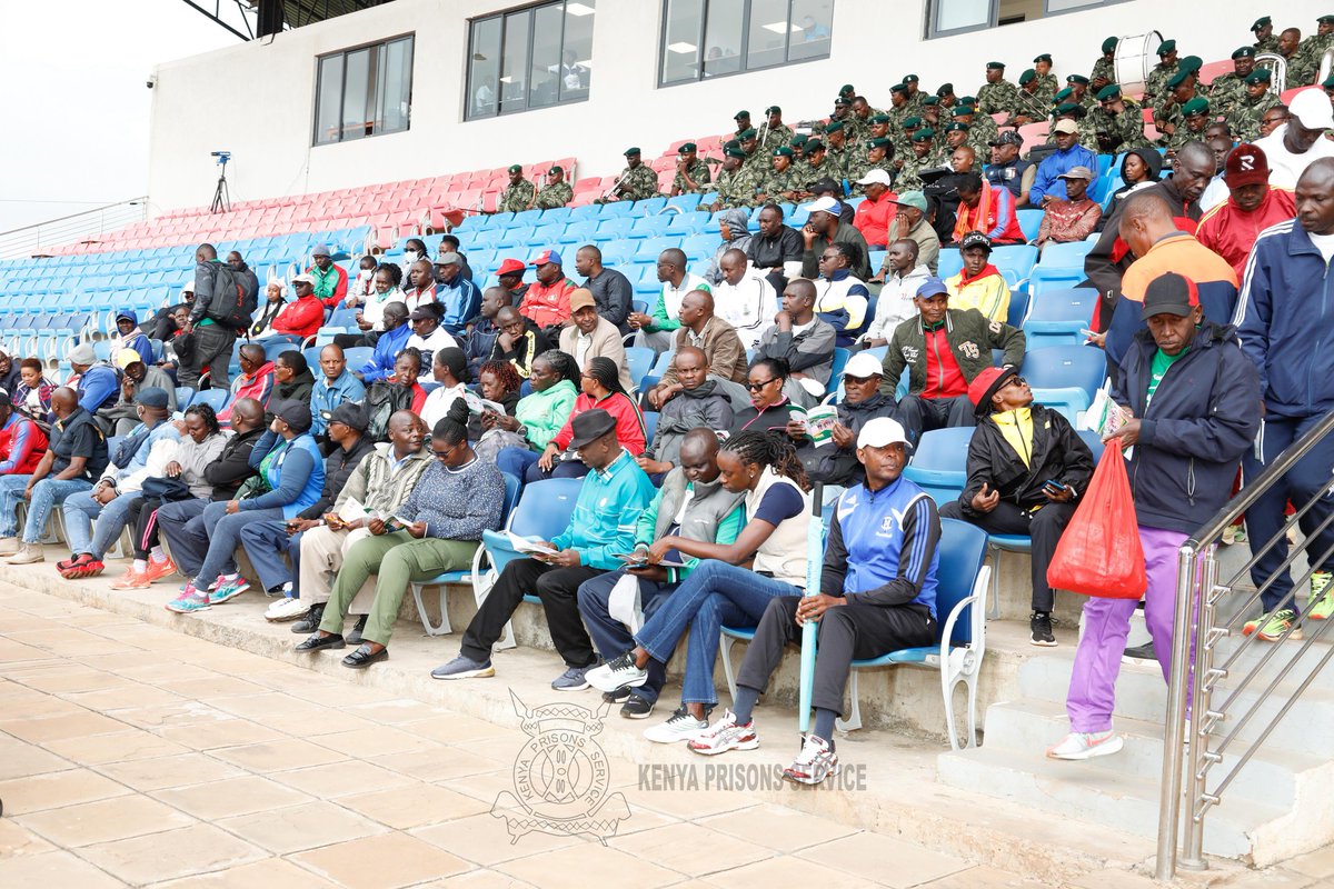 PrisonsKe's tweet photo. Currently going down at the Ulinzi Sports Complex, Langata.
#KenyaPrisonsService
#InterRegionalChampionships2025
#DisciplineInAction
#TrackAndField
#DartsChampions
#PrideInUniform
#ExcellenceThroughSport https://t.co/z3JQ5f5q4F