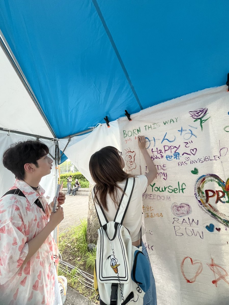 npojash's tweet image. どんどんカラフルになってきました！🥰

#pridemonth2025 
#TokyoPride2025 
#JASH