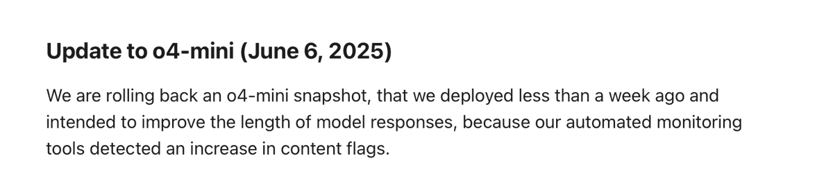 o4-mini update